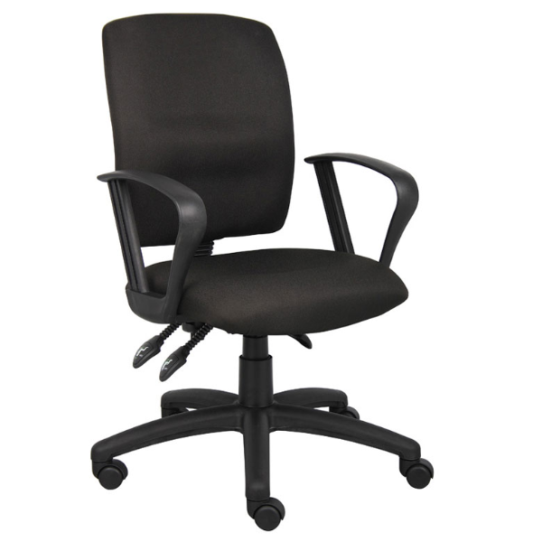 TASK CHAIR WITH 3 PADDLES MECHANISM(YM2403)/LOOP ARM