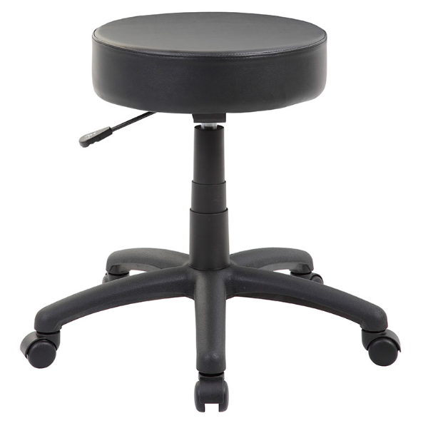 BLACK VINYL THE DOT STOOL
