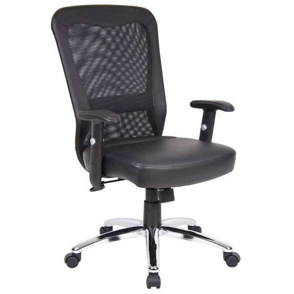 B580 MESH CHAIR W/ 27 CHROME BASE