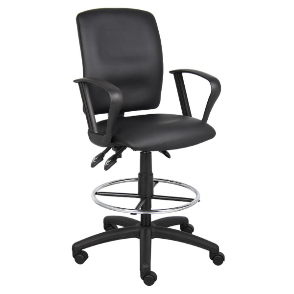 TASK CHAIR W/3 PADL MECHANISM(YM2403)/LOOP ARM/FOOTRING