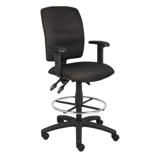 TASK CHAIR W/3 PADL MECHANISM(YM2403)& FOOTRING,B909JARM