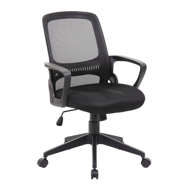 BLACK MESH TASK CHAIR W/CYM598B ARM