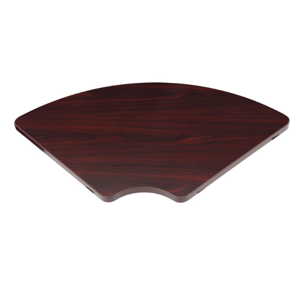 END TABLE TOP, MAHOGANY, 2SET 6GC INCLUDED, 1 LEG IN MIDDLE