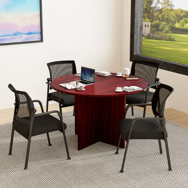 ROUND TABLE SET,N123-M(1)+B6889-BK(4)