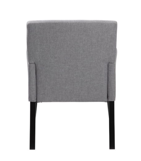 MI-BACK BOX ARM CHAIR W/BLACK LEG