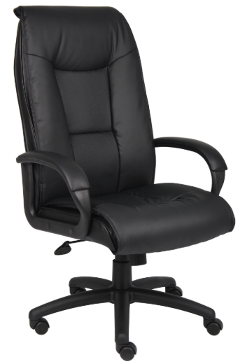 HI-BACK EXECUTIVE CHAIR WITH PADDED ARM