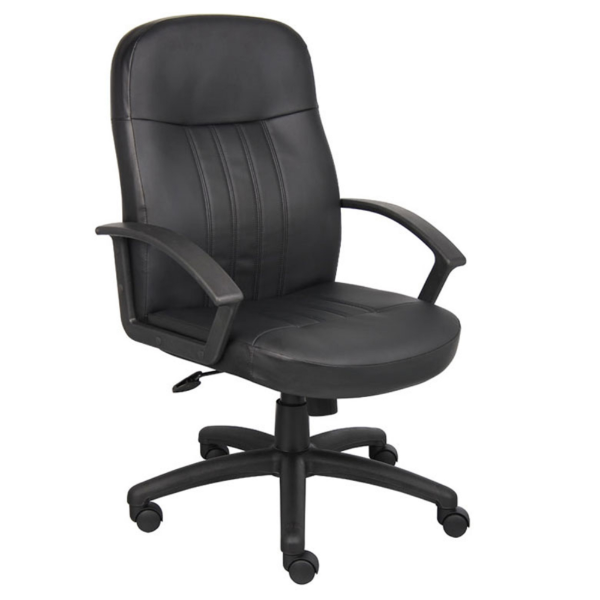 MID BACK LEATHER PLUS CHAIR