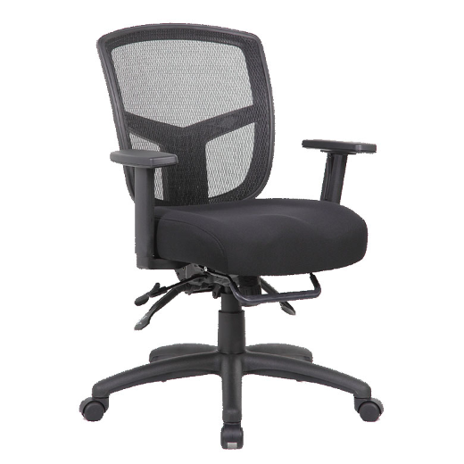 CONTRAST MESH CHAIR 4 SEAT,3-P MECH W/SEAT SLIDER