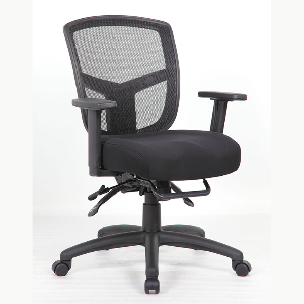 CONTRAST MESH CHAIR 4 SEAT,3-P MECH W/SEAT SLIDER