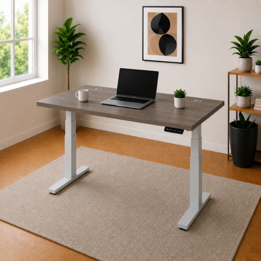 DUAL-MOTOR ELECTRIC HEIGHT ADJUSTABLE DESK FRAME