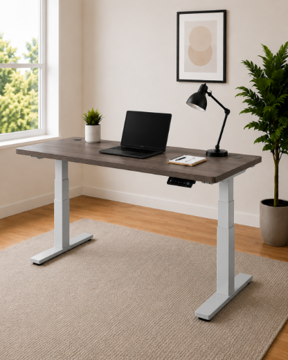 DUAL-MOTOR ELECTRIC HEIGHT ADJUSTABLE DESK FRAME